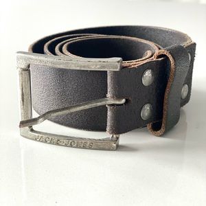 Jack & Jones Brown Leather Belt